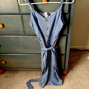 Shein polka dot dress with belt